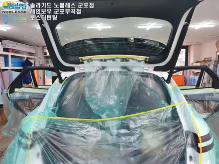 제네시스 GV70 군포썬팅 신차패키지2 레인보우 열반사 필름