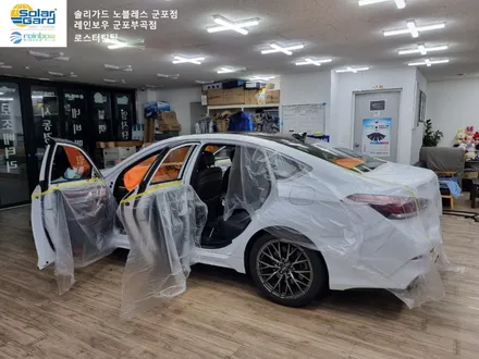 군포썬팅 제네시스 G80 스포츠 전체 솔라가드 새턴 재시공