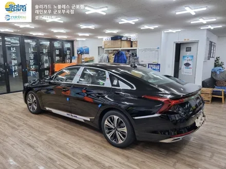 군포 신차패키지 KIA K8 하이브리드 레인보우 V90썬팅 파썬 i90 black 작업후기