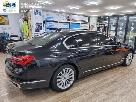 BMW 7시리즈 군포썬팅 재시공(2016 740Li) 블락포디 비바스카이(블루반사)