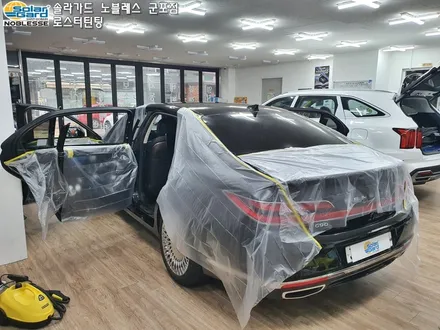 안산썬팅 제네시스 G90 솔라가드 열반사 썬팅 스트라투스 차콜조합!