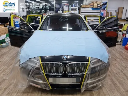 BMW 7시리즈 군포썬팅 재시공(2016 740Li) 블락포디 비바스카이(블루반사)
