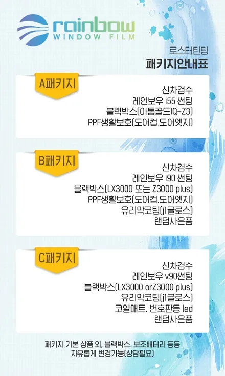 산본썬팅 신차는 이렇게 관리를 해드립니다!