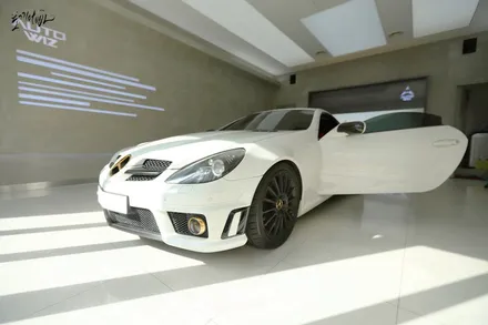 벤츠SLK55AMG - 이곳, 훼손..? / 충남 천안