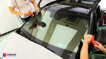 매력적인 반 무광 뱀파이어 레드 전체 랩핑, 유쉴드 바이올렛 썬팅 시공 - 쏘렌토 MQ4 하이브리드 튜닝 / 충남 천안