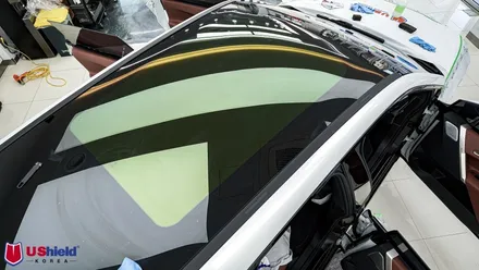 토끼아빠 BMW IX 50 역대급 자동차 윈도틴팅 유쉴드 바이올렛 썬팅 시공 후기. / 충남 천안