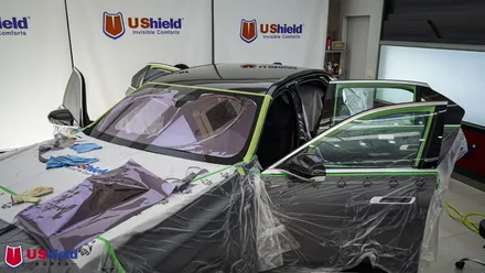 BMW i7. 전체 무광PPF, 유쉴드 바이올렛 썬팅, 윈드쉴드 및 루프가드 열차단PPF 천안 토끼아빠 시공 후기. / 충남 천안