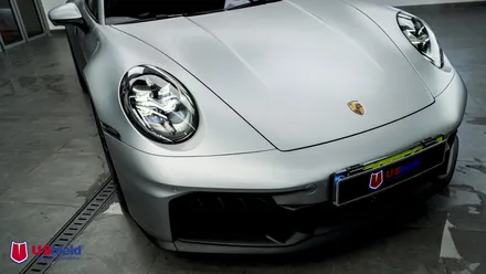 포르쉐 911 타르가 4 GTS GT 실버 전체 무광 PPF, 썬팅 시공. 유쉴드 천안 본사. / 충남 천안