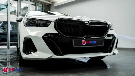 BMW 5시리즈 하이그로시 전체 PPF 시공. 유쉴드 천안 본사. / 충남 천안