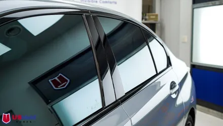 BMW M340i. 하이스트 레벨 윈도 틴팅, 유쉴드 어비스 썬팅 재시공. / 충남 천안