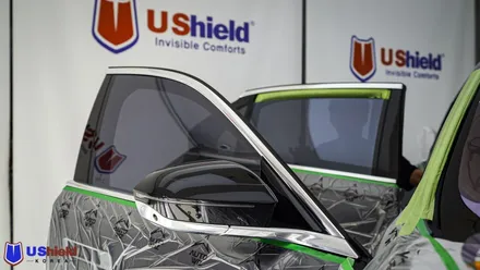 BMW i7. 전체 무광PPF, 유쉴드 바이올렛 썬팅, 윈드쉴드 및 루프가드 열차단PPF 천안 토끼아빠 시공 후기. / 충남 천안