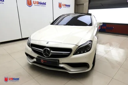 벤츠 CLS63 AMG 유쉴드 바이올렛 썬팅 재시공 / 충남 천안