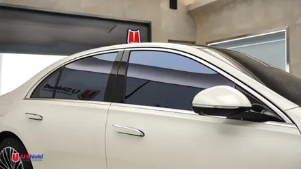벤츠 S클래스 S350d - 전체 PPF, 유쉴드 바이올렛 썬팅 후기 / 충남 천안