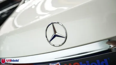 벤츠 S클래스 S350D. 유쉴드 바이올렛 썬팅, 전체 PPF, 윈드쉴드 시공 2년 후. / 충남 천안