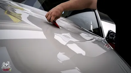 BMW X7 \'진리\' 의 그레이 (시멘트) 전체 고광택 랩핑, 천안 토끼아빠. / 충남 천안