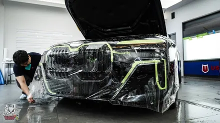 BMW 7시리즈 750e 하이브리드 전체PPF, 썬팅, 윈드쉴드, 크롬죽이기 등 천안 유쉴드 본사 풀패키지 시공. / 충남 천안