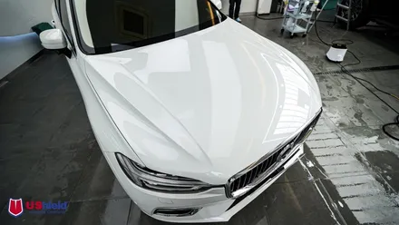 볼보 XC60 수명 끝난 본넷 PPF 제거 후 PPF 재시공. 유쉴드 천안 본사. / 충남 천안