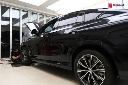 bmwx6 M50i 전체PPF, 스카이썬팅, 윈드가드 시공 - 유쉴드 / 충남 천안