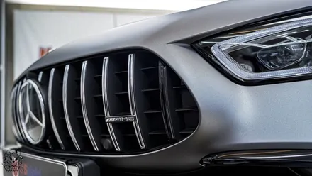 벤츠 GT 43 AMG. 전체 무광 PPF 작업 후 추가 전체 랩핑 시공!ㆍAX 필름. / 충남 천안