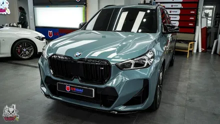 BMW X1 그릴 크롬죽이기, 천안 유쉴드 본사 / 충남 천안