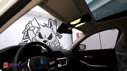 bmw 3시리즈 320i 유쉴드 바이올렛 썬팅 / 충남 천안