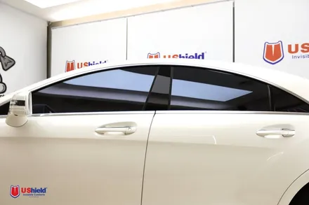 벤츠 CLS63 AMG 유쉴드 바이올렛 썬팅 재시공 / 충남 천안