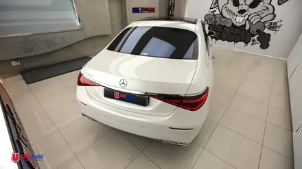 벤츠 S클래스 S350d - 전체 PPF, 유쉴드 바이올렛 썬팅 후기 / 충남 천안