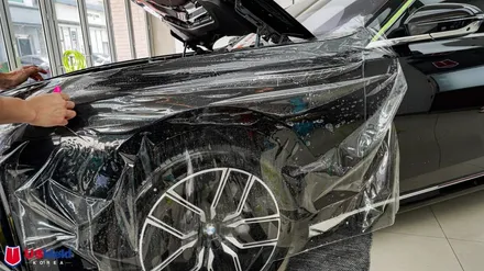 BMW 7시리즈 740D. 전체 PPF, 유쉴드 바이올렛, 스카이 썬팅 시공. / 충남 천안