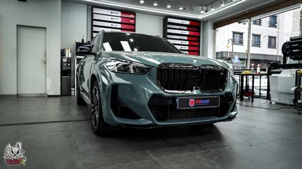 BMW X1 그릴 크롬죽이기, 천안 유쉴드 본사 / 충남 천안