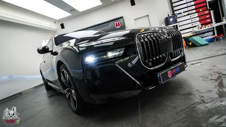 BMW 7시리즈 750e 하이브리드 전체PPF, 썬팅, 윈드쉴드, 크롬죽이기 등 천안 유쉴드 본사 풀패키지 시공. / 충남 천안