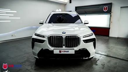 BMW X7 바이올렛 썬팅, 엑소쉴드 윈드쉴드, PPF 시공. 유쉴드 천안 본사. / 충남 천안