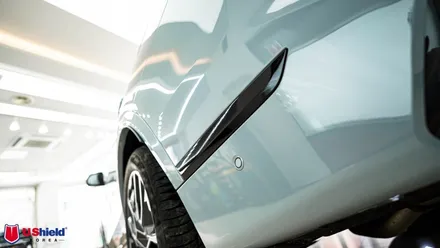BMW X7 40i 프론트 전체, 도어 PPF, 유쉴드 스카이 썬팅, 크롬죽이기 천안 랩핑 시공! / 충남 천안