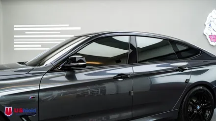 BMW 3 시리즈 GT 유쉴드 고스트 썬팅, 루프스킨 블랙 PPF 시공. 유쉴드 천안 본사. / 충남 천안