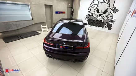 한정판 BMW M340i - 천안 유쉴드 바이올렛 썬팅 후기 / 충남 천안