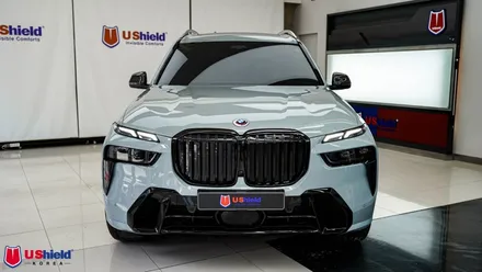 BMW X7 40i 프론트 전체, 도어 PPF, 유쉴드 스카이 썬팅, 크롬죽이기 천안 랩핑 시공! / 충남 천안