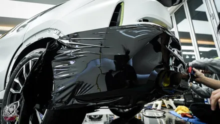 BMW X6 30D 출고! 전체 무광 PPF, 바이올렛 썬팅, 윈드쉴드 시공. 유쉴드 천안 본사. / 충남 천안