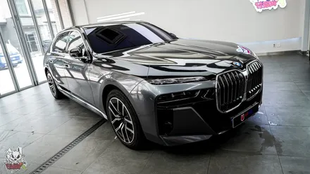 BMW 7시리즈 비닐프로그 고광택 투톤 랩핑, 듀오톤 시공. 유쉴드 천안 본사. / 충남 천안