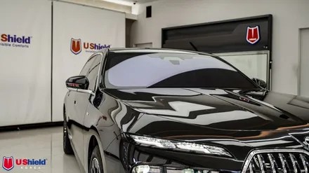 BMW 7시리즈 740D. 전체 PPF, 유쉴드 바이올렛, 스카이 썬팅 시공. / 충남 천안