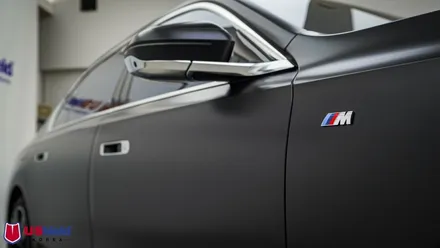 BMW i7. 전체 무광PPF, 유쉴드 바이올렛 썬팅, 윈드쉴드 및 루프가드 열차단PPF 천안 토끼아빠 시공 후기. / 충남 천안