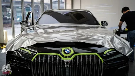 BMW 7시리즈 진리의 듀오톤 투톤랩핑 시공. 천안 유쉴드 본사. / 충남 천안