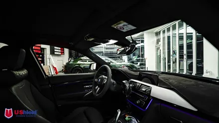 BMW 3 시리즈 GT 유쉴드 고스트 썬팅, 루프스킨 블랙 PPF 시공. 유쉴드 천안 본사. / 충남 천안