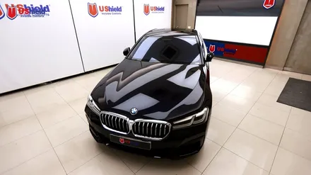 bmw 530i 스타일리쉬한 자동차썬팅 유쉴드 바이올렛 시공 / 충남 천안