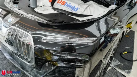 BMW 7시리즈 740D. 전체 PPF, 유쉴드 바이올렛, 스카이 썬팅 시공. / 충남 천안