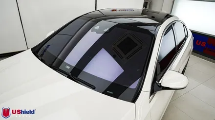 벤츠 S클래스 S350D. 유쉴드 바이올렛 썬팅, 전체 PPF, 윈드쉴드 시공 2년 후. / 충남 천안