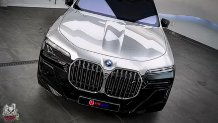 BMW 7시리즈 듀오톤 투톤 랩핑, 유쉴드 바이올렛 썬팅. 아산 청주 평택 수원. / 충남 천안