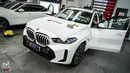 BMW X6 30D 출고! 전체 무광 PPF, 바이올렛 썬팅, 윈드쉴드 시공. 유쉴드 천안 본사. / 충남 천안