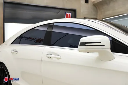 벤츠 CLS63 AMG 유쉴드 바이올렛 썬팅 재시공 / 충남 천안