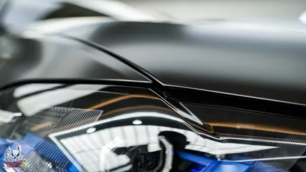 BMW X6 카본 블랙은 블랙이 아닙니다. 진정한 블랙을 위한 무광 전체 컬러 PPF 시공. 유쉴드 천안 본사. / 충남 천안
