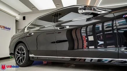 BMW 7시리즈 740D. 전체 PPF, 유쉴드 바이올렛, 스카이 썬팅 시공. / 충남 천안