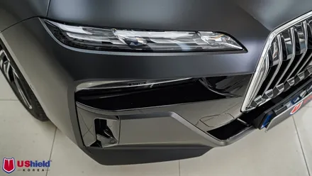 BMW i7. 전체 무광PPF, 유쉴드 바이올렛 썬팅, 윈드쉴드 및 루프가드 열차단PPF 천안 토끼아빠 시공 후기. / 충남 천안